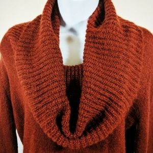 J. Crew Cowl Neck Sweater Wool Mohair Blend Size M